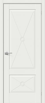 Межкомнатная дверь Прима-12.Ф2, White Matt фото