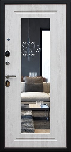 Дверь АСД «Гермес NEW» с зеркалом ELIT - Внутренняя панель
