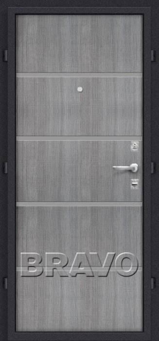 Дверь Bravo Лайн Grey Crosscut - Внутренняя панель