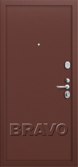 Дверь Bravo Т1-210 Антик Медь - Внутренняя панель