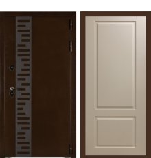 Дверь ЗД Урал МП с декором фото