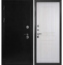 Дверь Дверная Биржа Термо-1 Черное серебро / Сандал белый фото