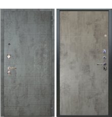 Дверь Аргус ЛЮКС 3К Техно-темный-бетон Антик серебро фото