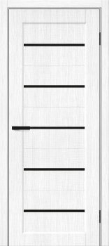 Межкомнатная дверь Мода-22 Black Shine, Snow Melinga фото