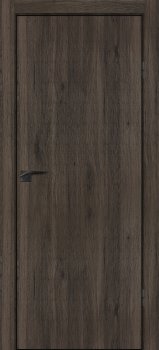 Межкомнатная дверь PROFILO PORTE П- 1 кромка АБС черная c 4-х ст. Дуб темный фото
