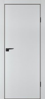 Межкомнатная дверь PROFILO PORTE П- 1 кромка АБС черная c 4-х ст. Агат матовый фото