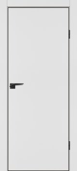 Межкомнатная дверь PROFILO PORTE П- 1 кромка АБС черная c 4-х ст. Белый матовый фото