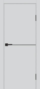 Межкомнатная дверь PROFILO PORTE П-19 ал. молдинг Черный Агат матовый фото