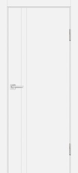 Межкомнатная дверь PROFILO PORTE П-20 ал. молдинг Хром Белый фото