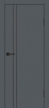 Межкомнатная дверь PROFILO PORTE П-20 ал. молдинг Черный Графит фото