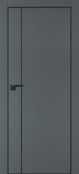 Межкомнатная дверь PROFILO PORTE П-21 кромка АБС черная c 4-х ст. Графит матовый фото