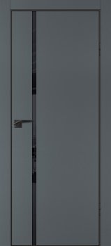 Межкомнатная дверь PROFILO PORTE П-22  кромка АБС черная c 4-х ст. Графит матовый фото