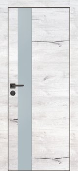 Межкомнатная дверь PROFILO PORTE ПХ-10 черная кромка с 4-х ст. Дуб арктик фото