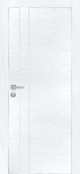 Межкомнатная дверь PROFILO PORTE ПХ-14  черная кромка с 4-х ст. Дуб скай белый фото