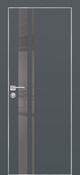 Межкомнатная дверь PROFILO PORTE ПХ-16  AL кромка с 4-х ст. Графит матовый фото