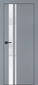 Межкомнатная дверь PROFILO PORTE ПХ-16 черная кромка с 4-х ст. Серый матовый фото