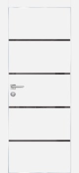Межкомнатная дверь PROFILO PORTE ПХ-17  AL кромка с 4-х ст. Белый матовый фото