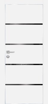 Межкомнатная дверь PROFILO PORTE ПХ-17  AL кромка с 4-х ст. Белый матовый фото