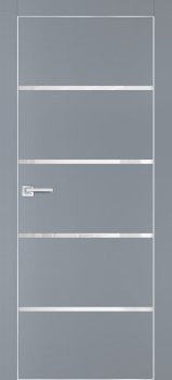 Межкомнатная дверь PROFILO PORTE ПХ-17  AL кромка с 4-х ст. Серый матовый фото
