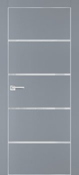 Межкомнатная дверь PROFILO PORTE ПХ-17  AL кромка с 4-х ст. Серый матовый фото