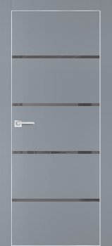 Межкомнатная дверь PROFILO PORTE ПХ-17  AL кромка с 4-х ст. Серый матовый фото
