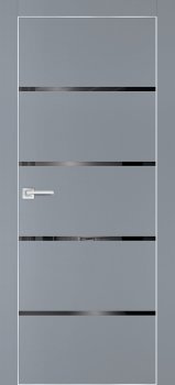 Межкомнатная дверь PROFILO PORTE ПХ-17  AL кромка с 4-х ст. Серый матовый фото
