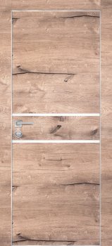 Межкомнатная дверь PROFILO PORTE ПХ-18 AL кромка с 4-х ст. Дуб пацифик фото