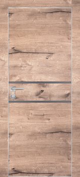 Межкомнатная дверь PROFILO PORTE ПХ-18 AL кромка с 4-х ст. Дуб пацифик фото