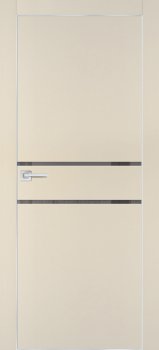 Межкомнатная дверь PROFILO PORTE ПХ-18 AL кромка с 4-х ст. Бежевый матовый фото