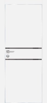 Межкомнатная дверь PROFILO PORTE ПХ-18 AL кромка с 4-х ст. Белый матовый фото