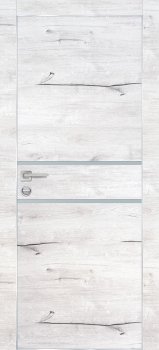 Межкомнатная дверь PROFILO PORTE ПХ-18 AL кромка с 4-х ст. Дуб арктик фото