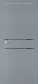 Межкомнатная дверь PROFILO PORTE ПХ-18 AL кромка с 4-х ст. Серый матовый фото