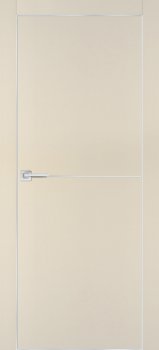 Межкомнатная дверь PROFILO PORTE ПХ-19 AL кромка с 4-х ст. Бежевый матовый фото