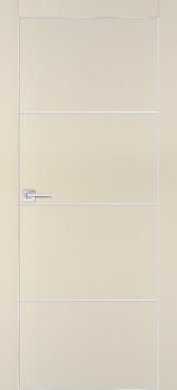 Межкомнатная дверь PROFILO PORTE ПХ- 2  AL кромка с 4-х ст. Бежевый матовый фото