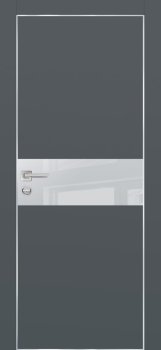 Межкомнатная дверь PROFILO PORTE ПХ- 3  AL кромка с 4-х ст. Графит матовый фото