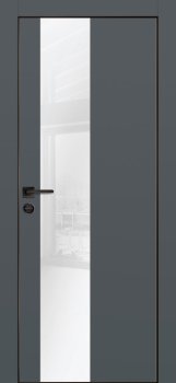 Межкомнатная дверь PROFILO PORTE ПХ- 6 черная кромка с 4-х ст. Графит матовый фото