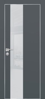 Межкомнатная дверь PROFILO PORTE ПХ- 6  AL кромка с 4-х ст. Графит матовый фото