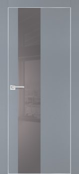 Межкомнатная дверь PROFILO PORTE ПХ- 6  AL кромка с 4-х ст. Серый матовый фото