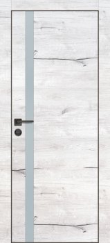 Межкомнатная дверь PROFILO PORTE ПХ- 8  черная кромка с 4-х ст. Дуб арктик фото