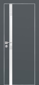 Межкомнатная дверь PROFILO PORTE ПХ- 8  AL кромка с 4-х ст. Графит матовый фото