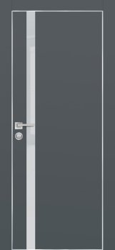 Межкомнатная дверь PROFILO PORTE ПХ- 8  AL кромка с 4-х ст. Графит матовый фото