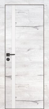 Межкомнатная дверь PROFILO PORTE ПХ- 8  черная кромка с 4-х ст. Дуб арктик фото