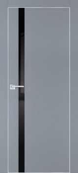 Межкомнатная дверь PROFILO PORTE ПХ- 8  AL кромка с 4-х ст. Серый матовый фото