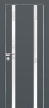 Межкомнатная дверь PROFILO PORTE ПХ- 9  AL кромка с 4-х ст. Графит матовый фото
