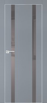 Межкомнатная дверь PROFILO PORTE ПХ- 9  AL кромка с 4-х ст. Серый матовый фото