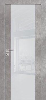 Межкомнатная дверь PROFILO PORTE ПХ- 7 AL кромка с 2-х ст. Серый бетон фото