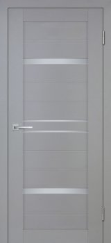 Межкомнатная дверь STABILE PORTE Деко-18 нанотекс софт серый тик фото