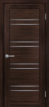 Межкомнатная дверь STABILE PORTE Лайт-19  нанотекс Сан-ремо шоколад фото