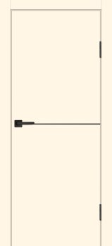 Межкомнатная дверь PROFILO PORTE П-19 ал. молдинг Черный Магнолия фото