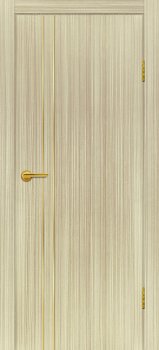 Межкомнатная дверь PROFILO PORTE П-20 ал. молдинг Золото Эвкалипт австралийский фото